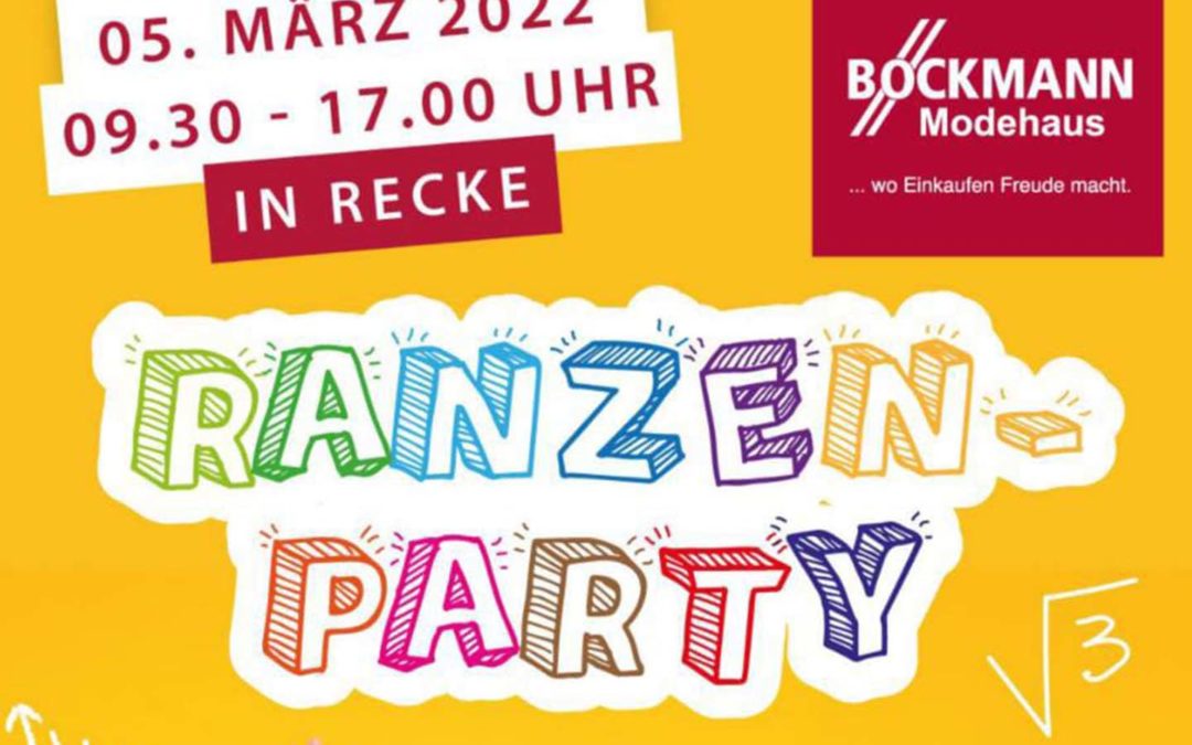 Ranzenparty im Modehaus Böckmann